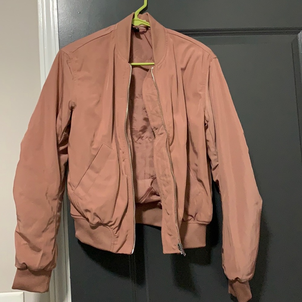 Blush Bomber Jacket